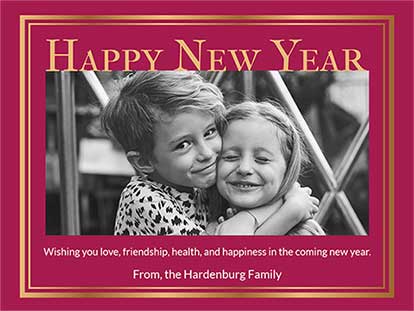 New Year Card Messages and Sayings
