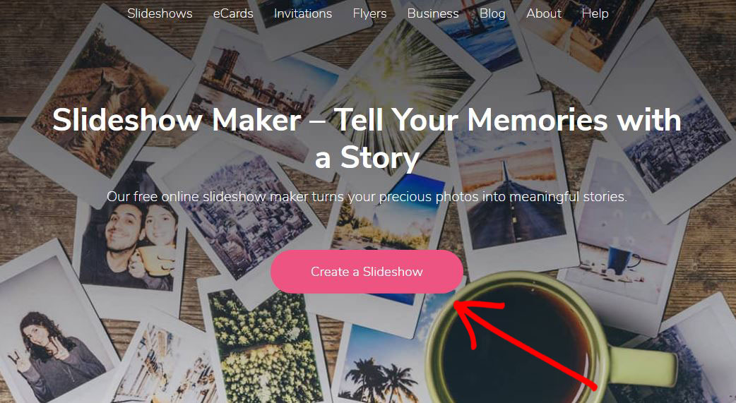 Create a Slideshow Button