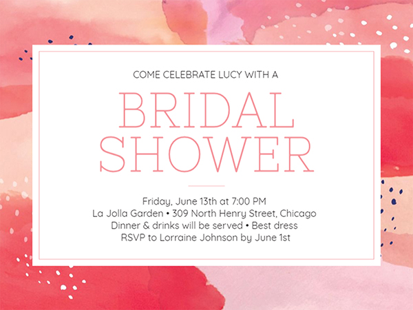 Bridal Shower Invite Wording 3