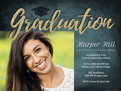 Online Graduation Announcement Idea